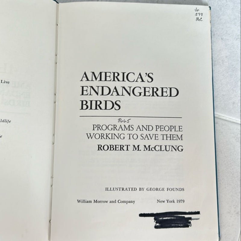 America's Endangered Birds