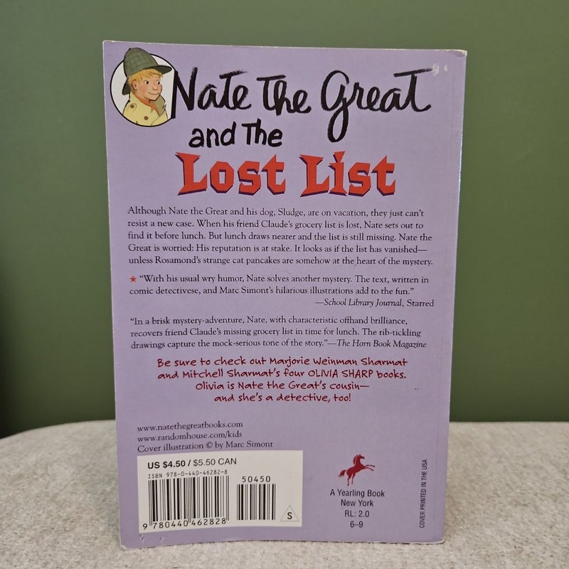 Nate the Great and the Lost List