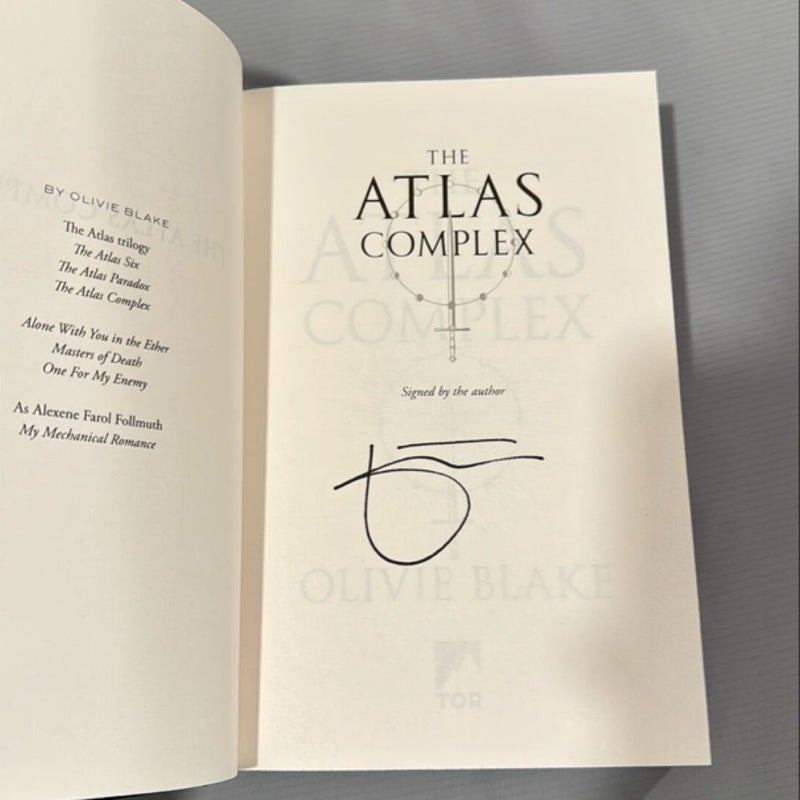 The Atlas Complex by Olivie Blake Waterstones Exclusive Edition