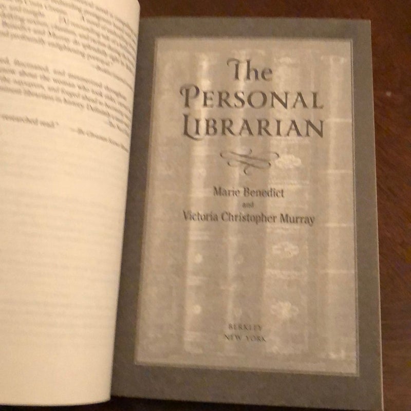The Personal Librarian