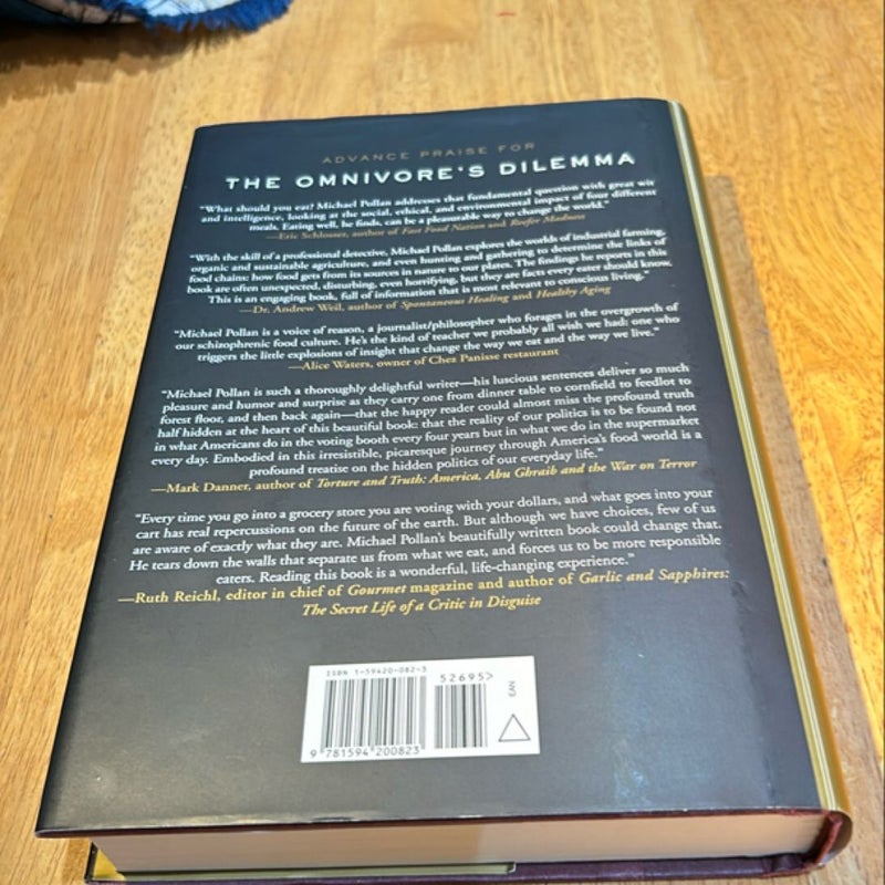 The Omnivore's Dilemma * 1st Ed 1st Print, James Beard Award Winner