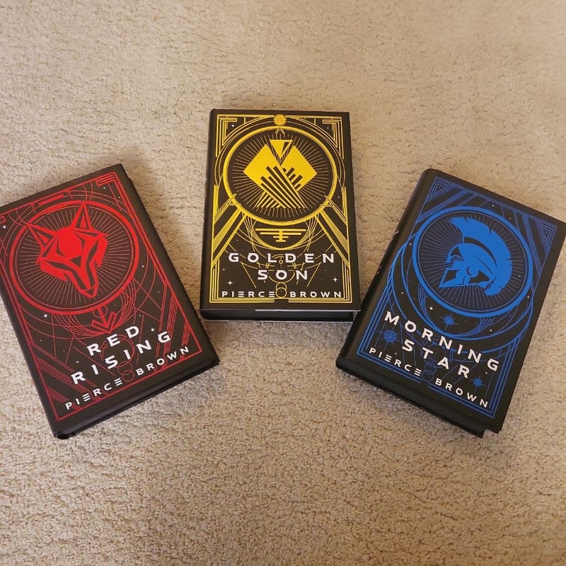 Red Rising Trilogy (Fairyloot Edition) by Pierce Brown, Hardcover ...