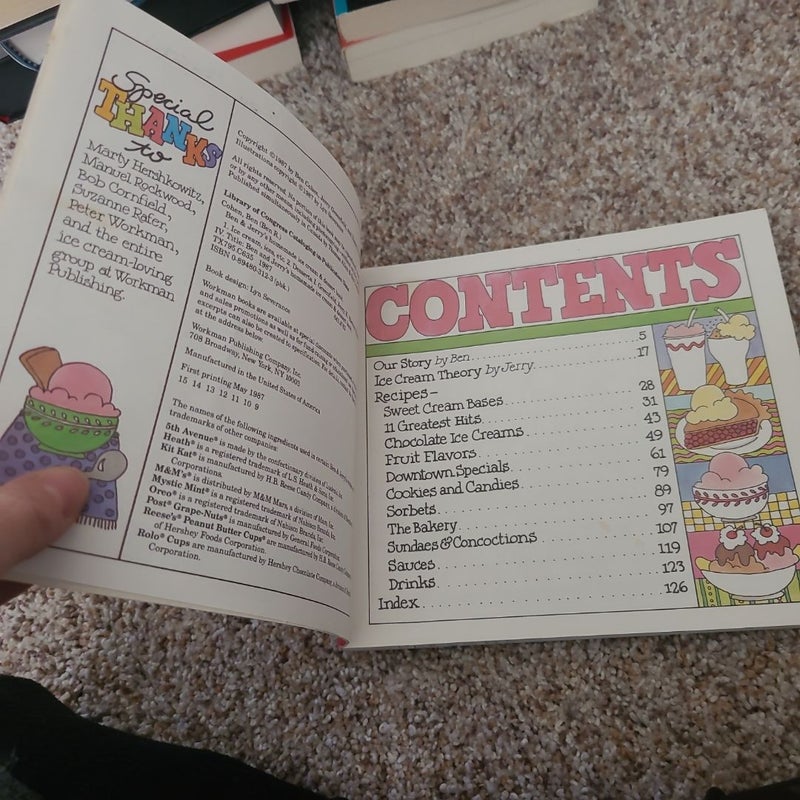 Ben and Jerry's Homemade Ice Cream and Dessert Book