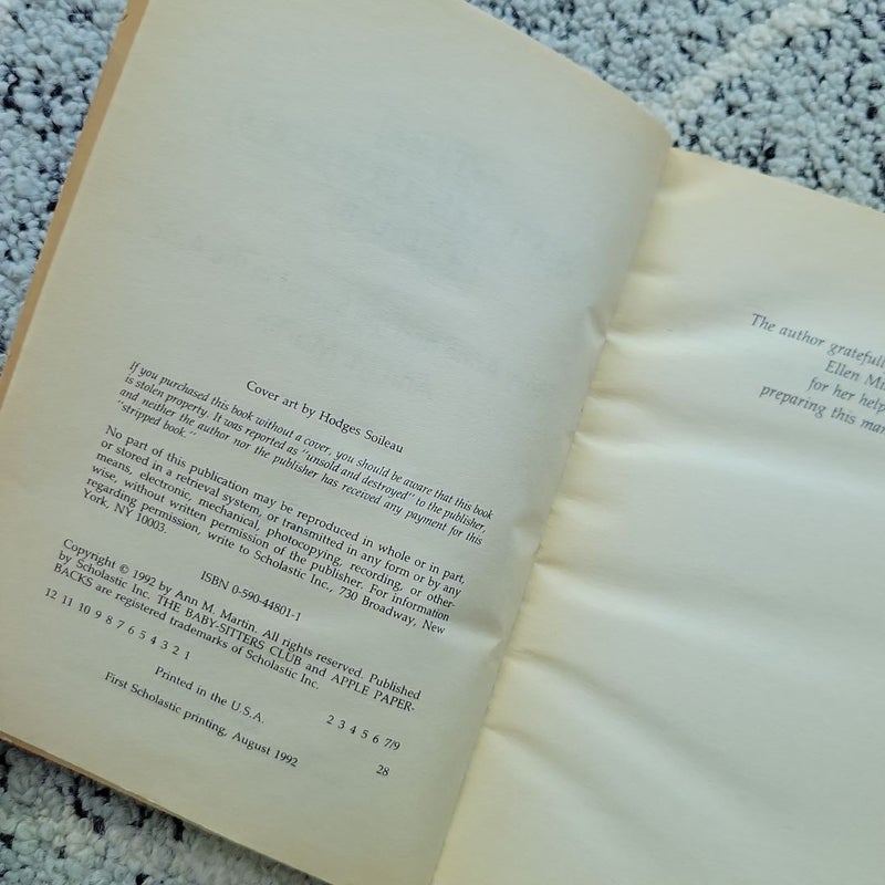 The Baby-Sitters Club Mystery #5 Mary Anne and the Secret in the Attic