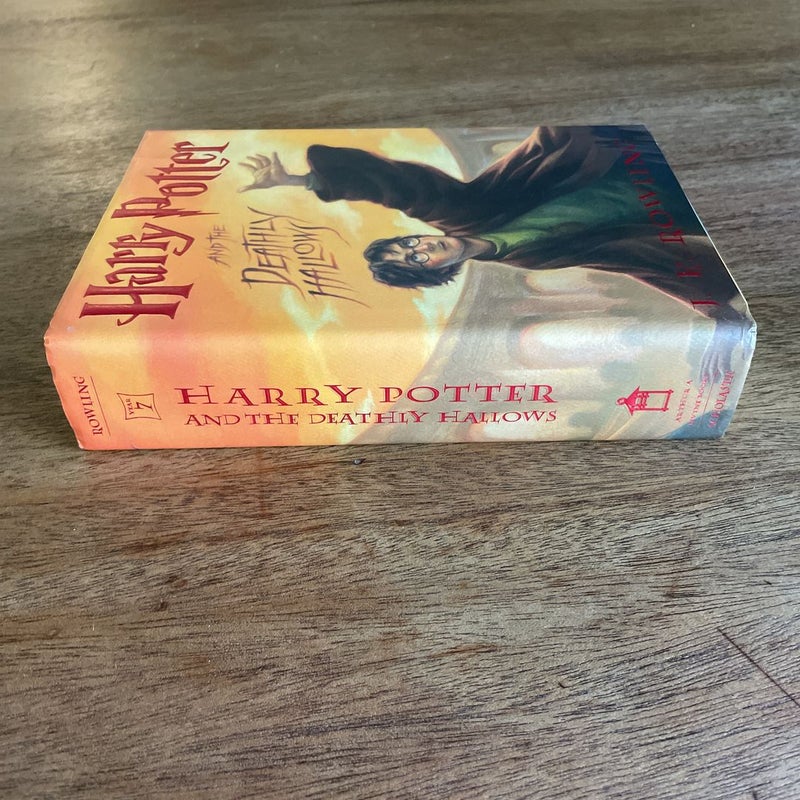 Harry Potter and the Deathly Hallows -first edition, first printing 