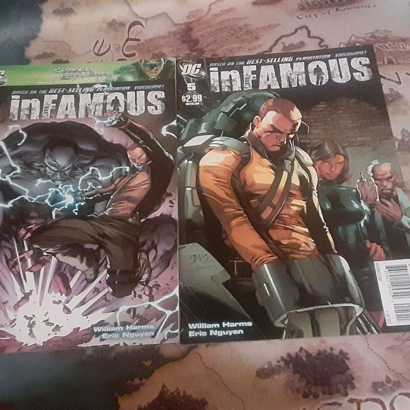 Infamous DC Comics lot 4,5,6 2011 