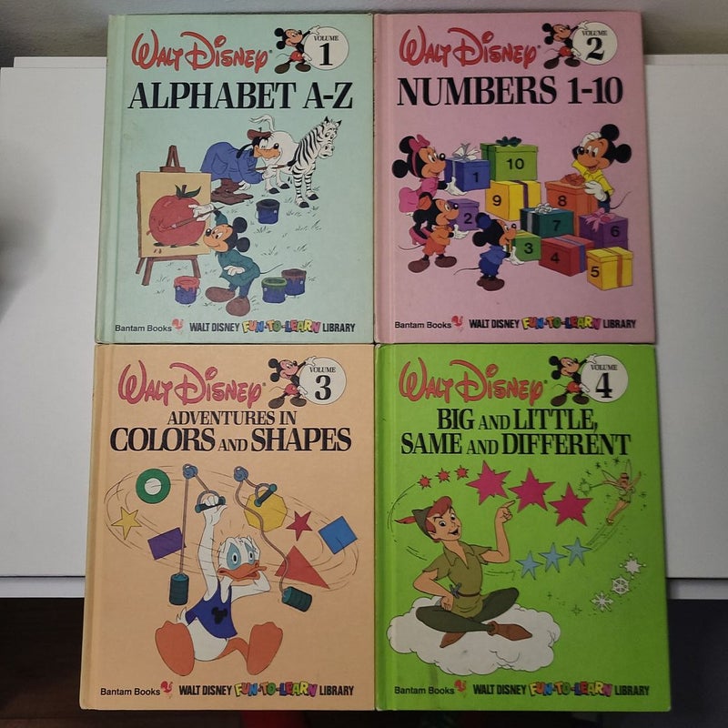 Walt Disney Fun-To-Read Library 11 book bundle