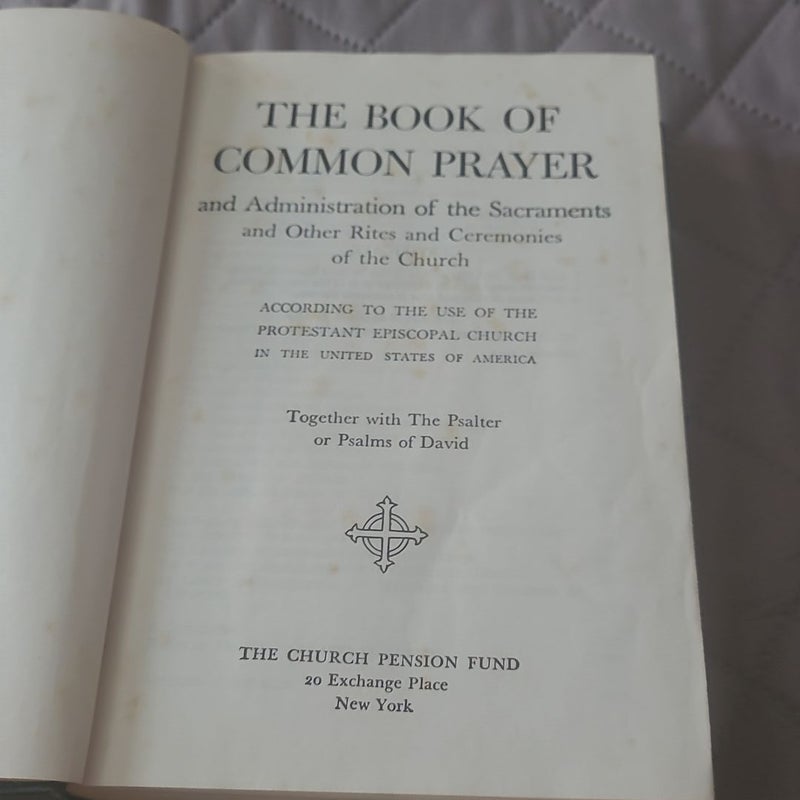 The book of Common Prayer