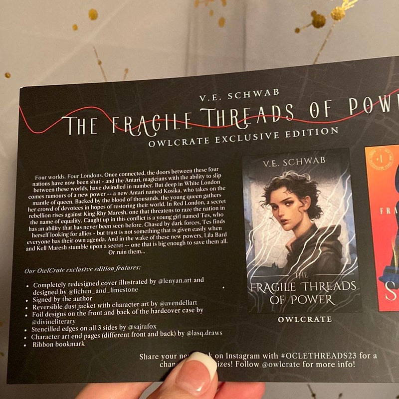 Signed- The Fragile Threads of Power Owlcrate Exclusive 