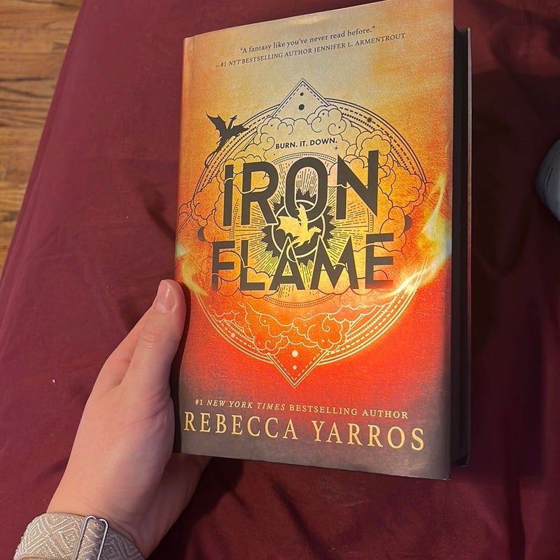 Iron Flame (first edition sprayed edges)