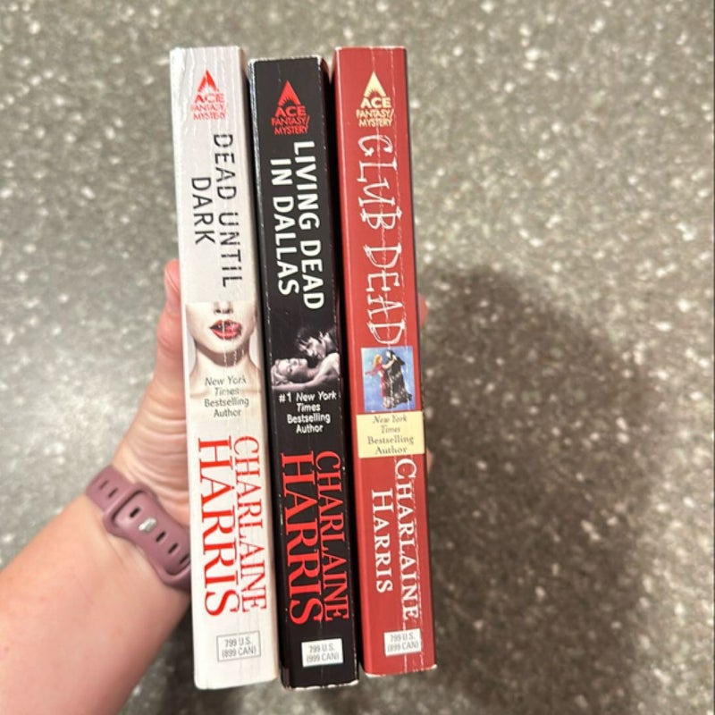 Dead until Dark Bundle TrueBlood books 1-3 of Sookie Stackhouse