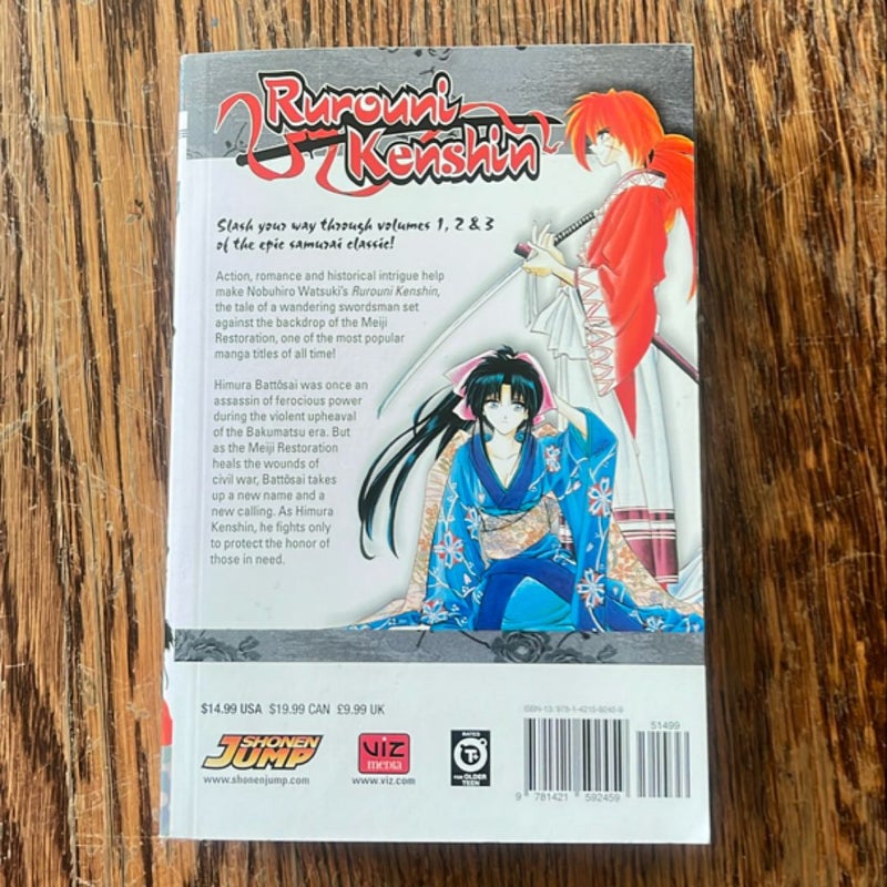 Rurouni Kenshin (3-In-1 Edition), Vol. 1