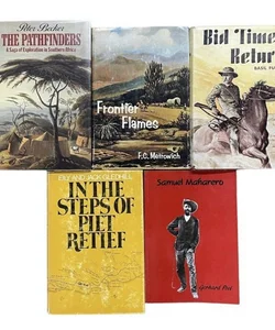 South African Chronicles Lot: Explorations, Heroes, and History 5 Book Set