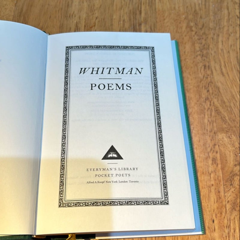 Whitman: Poems