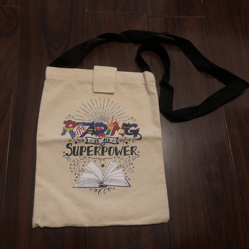 Reading Is My Superpower Quote Tote Bag