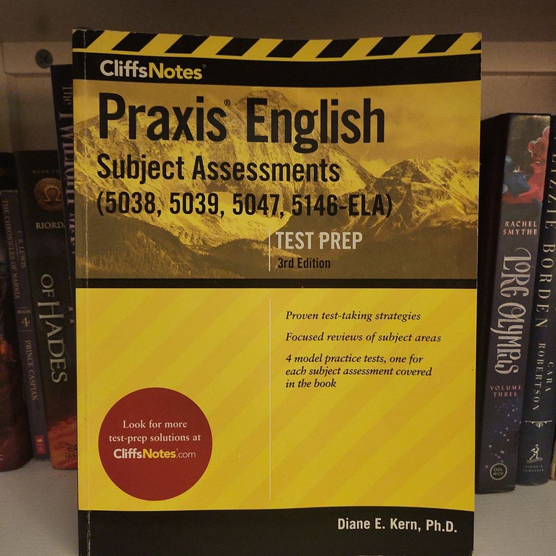 CliffsNotes Praxis II English Subject Area Assessments