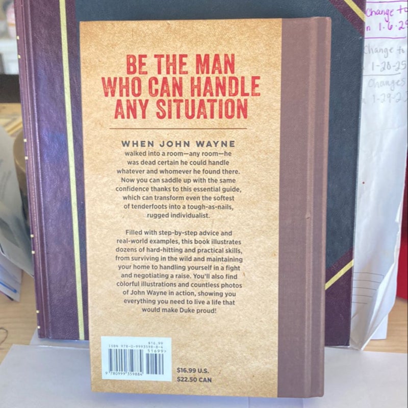 The Official John Wayne Handy Book for Men