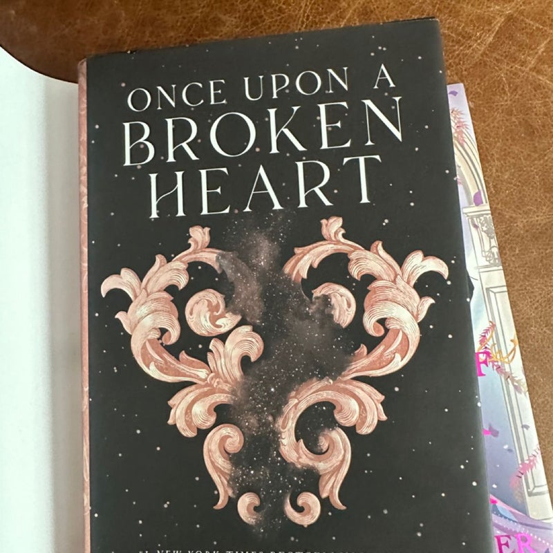 Once upon a broken heart signed special edition set w/ dust jackets