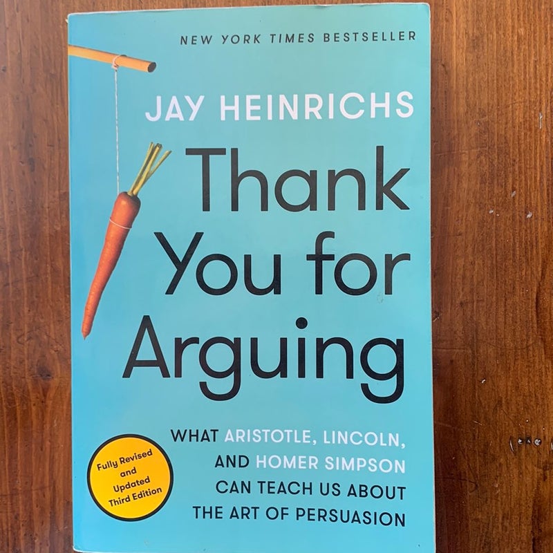 Thank You for Arguing, Third Edition