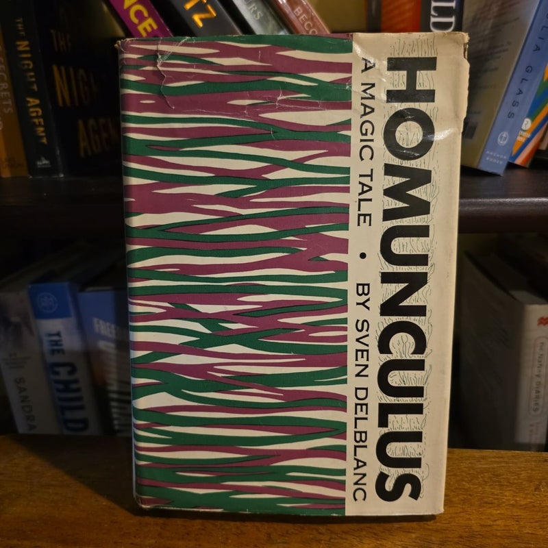 VINTAGE 1969 Homunculus, A Magic Tale by Sven Deblanc (First American Edition)