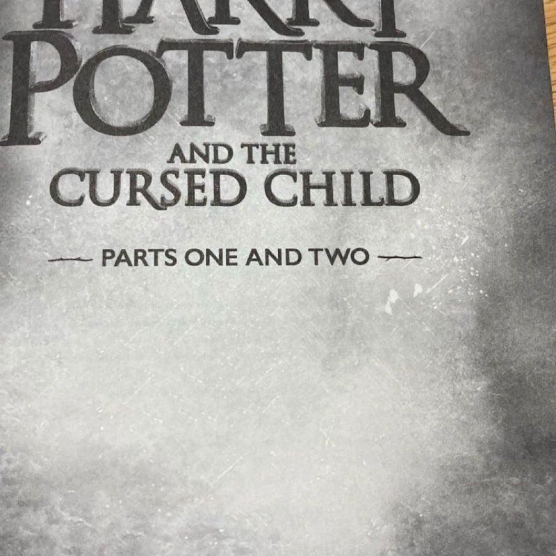 Harry Potter and the Cursed Child Parts One and Two (Special Rehearsal Edition Script)