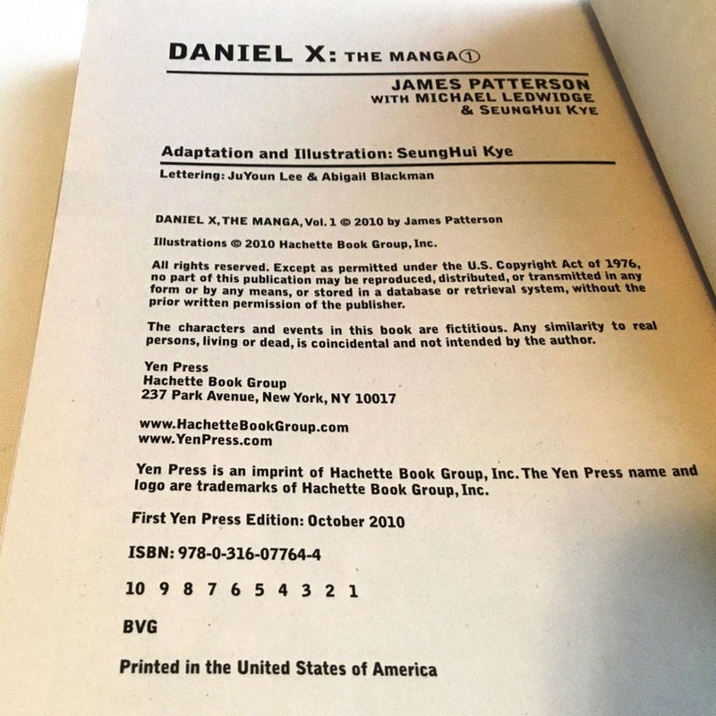 Daniel X: the Manga, Vol. 1