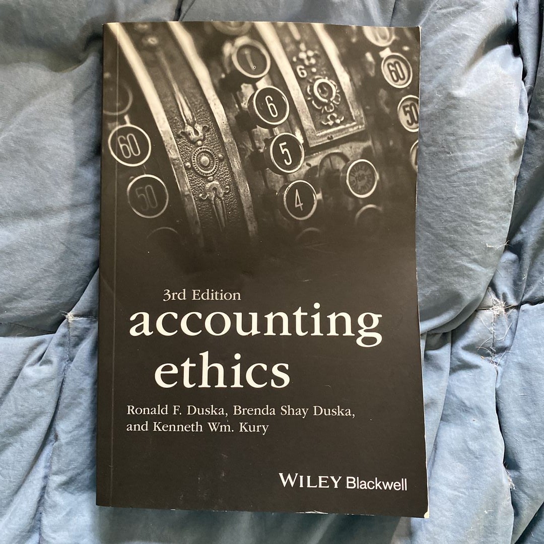 Duska;　Shay　Brenda　Accounting　Paperback　Ethics　Kury,　Ronald　by　Wm.　Kenneth　F.　Duska;　Pangobooks