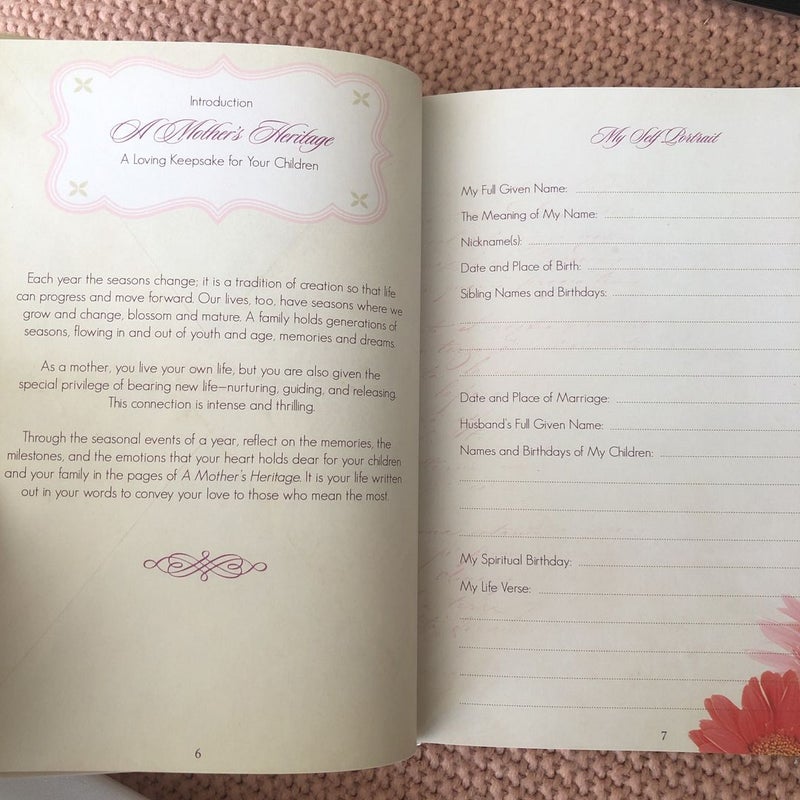 A Mother's Heritage Journal