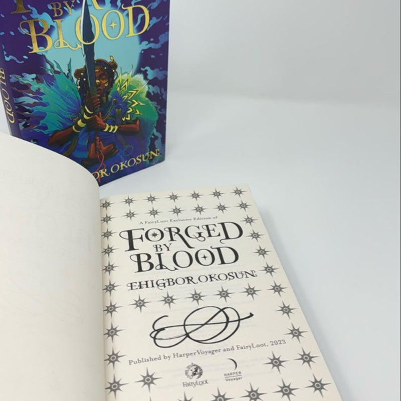 Forged by blood Fairyloot special edition