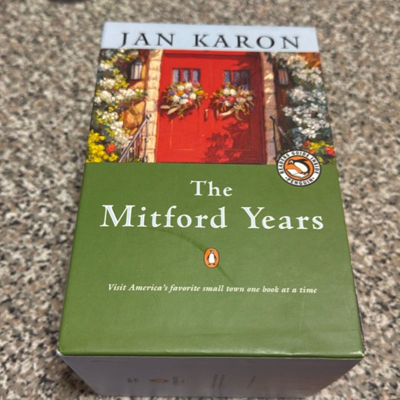 The Mitford Years book lot with box 6 books