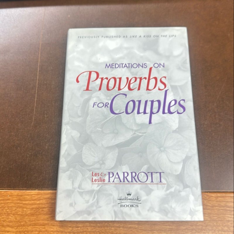 Meditations on Proverbs for Couples