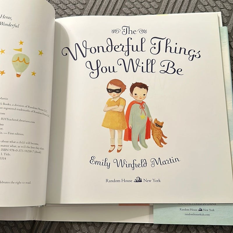 The Wonderful Things You Will Be