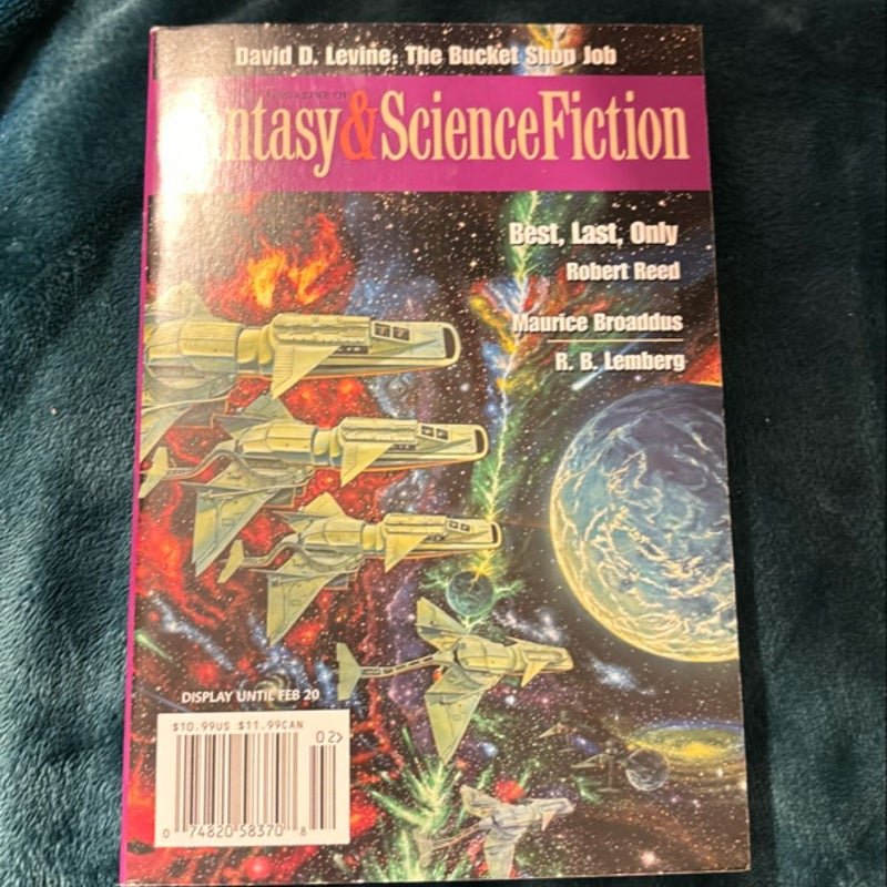 Fantasy & Science Fiction January/February 2023