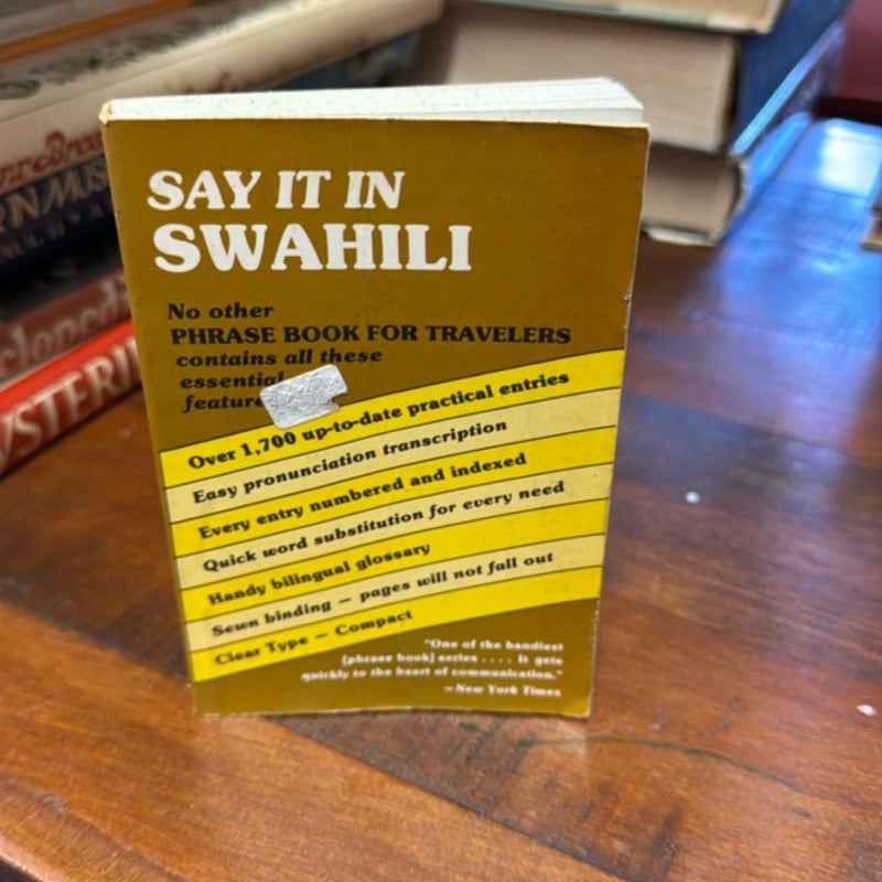 Say It in Swahili