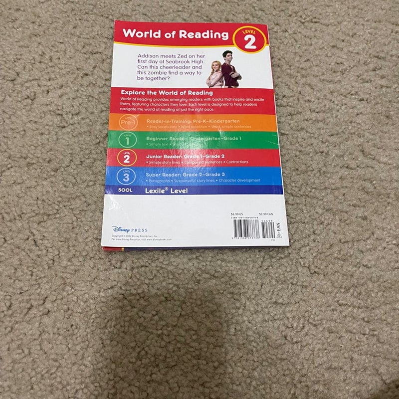 World of Reading: Disney Zombies: Three Tales of a Girl and a Zombie, Level  2 - by Disney Books (Paperback)