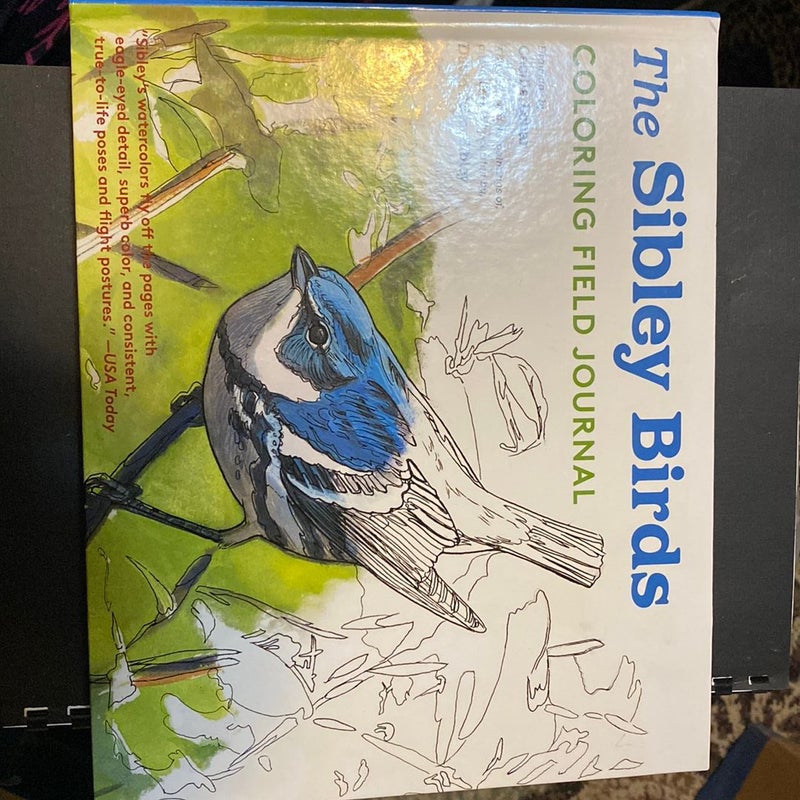 The Sibley Birds Coloring Field Journal
