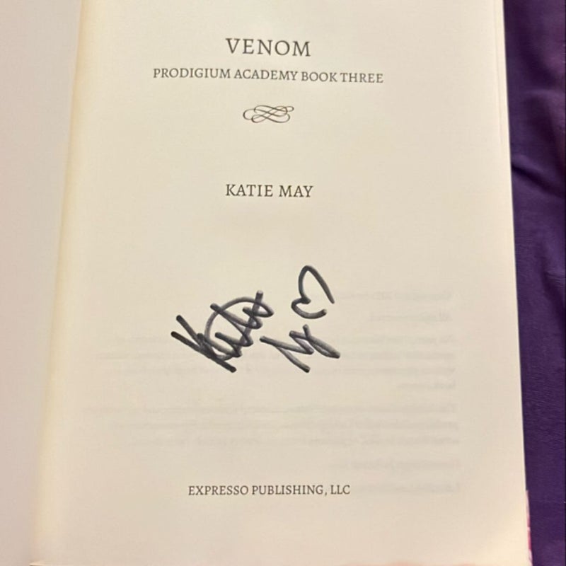 Venom- SIGNED COPY