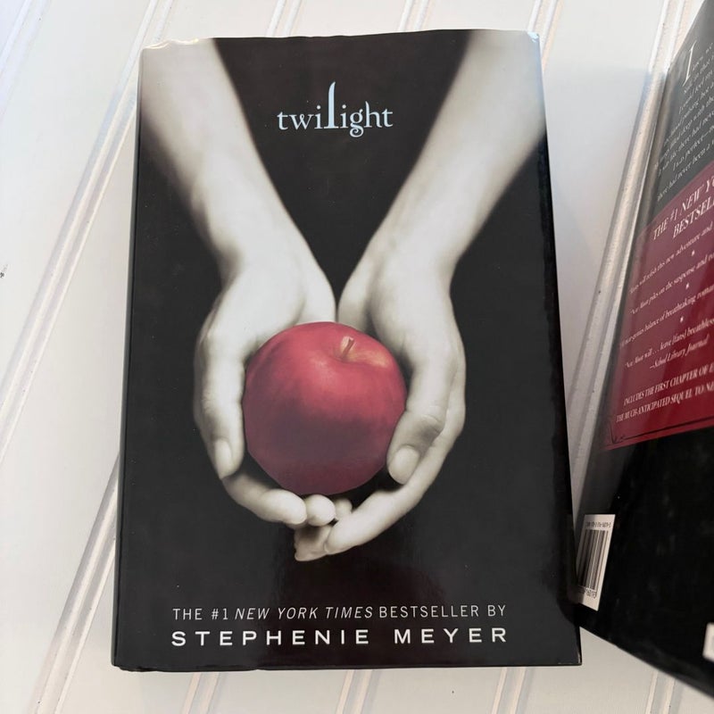 Set of 4 hardcover Twilight book collection