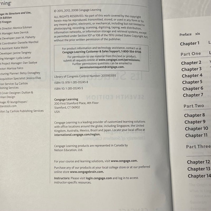 Language: Its Structure And Use 7th Edition