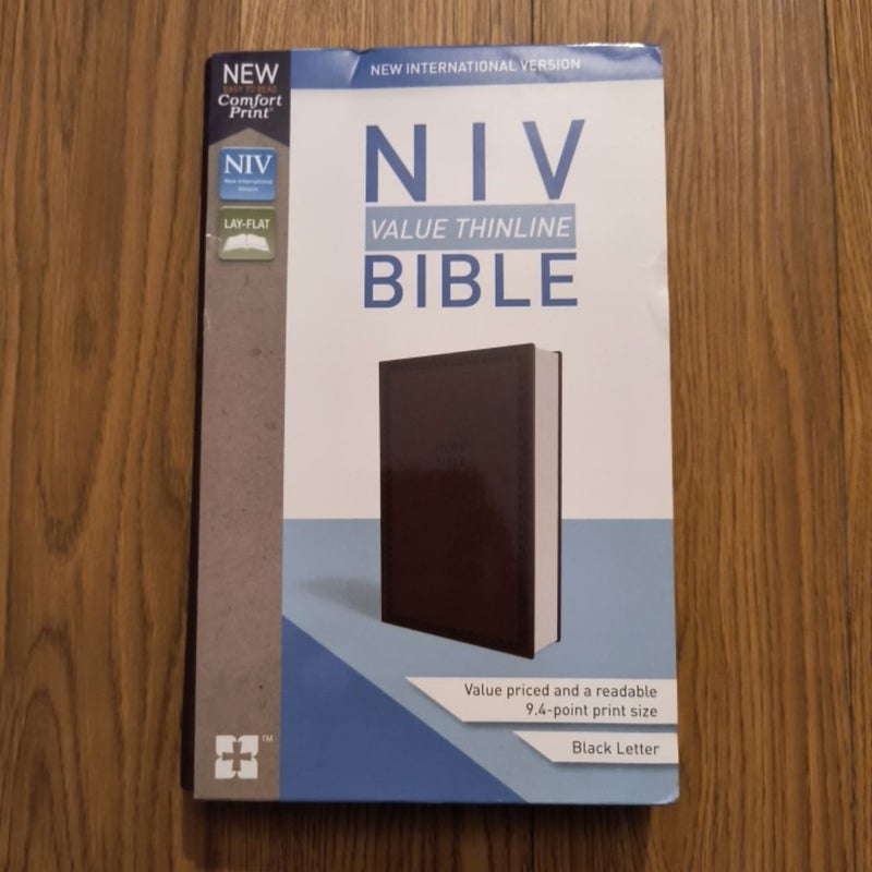 NIV Value Thinline Bible [Brown]