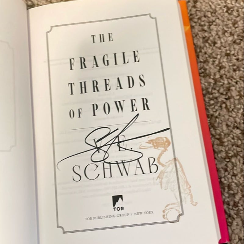 The Fragile Threads of Power - Signed B&N exclusive edition