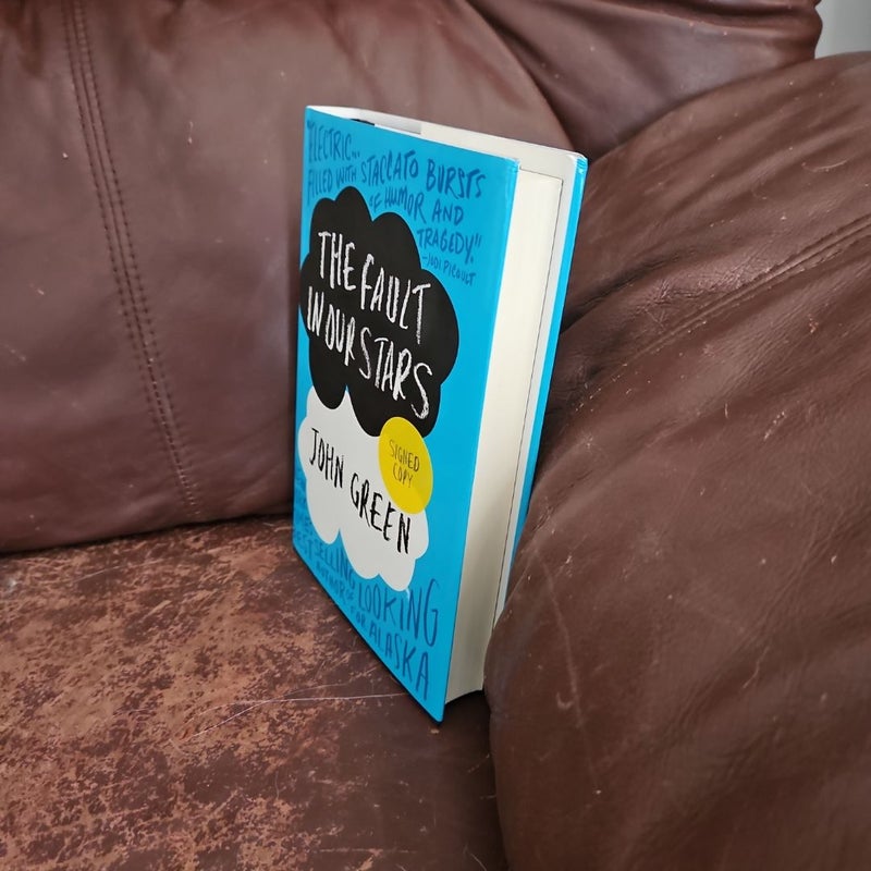 Handsigned First Edition The Fault in Our Stars