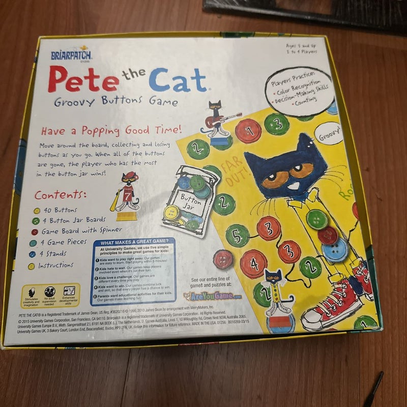Pete the Cat Groovy Buttons Game