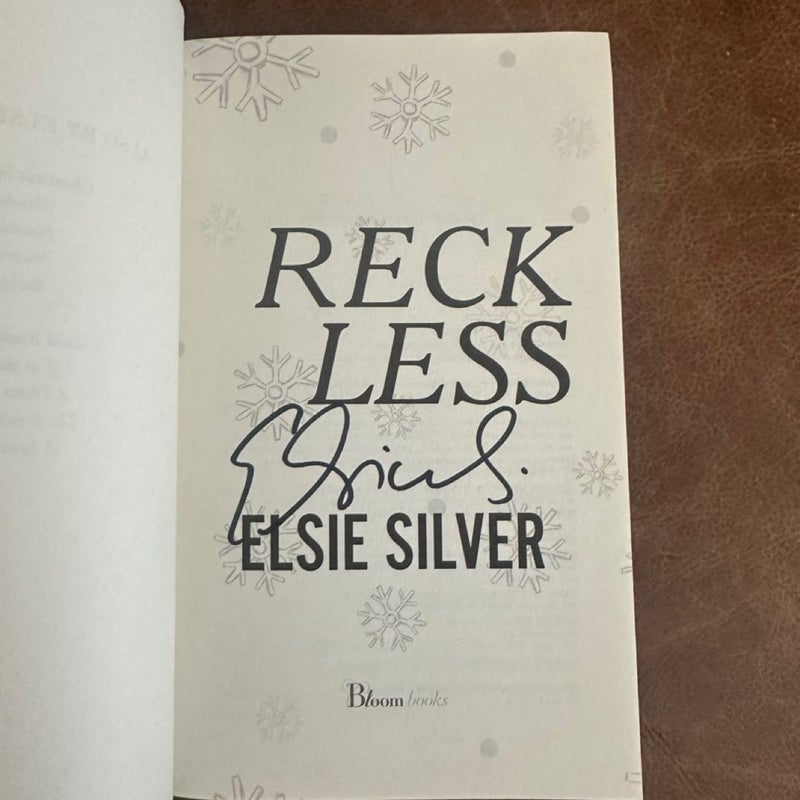 Reckless signed by elsie silver chestnut springs