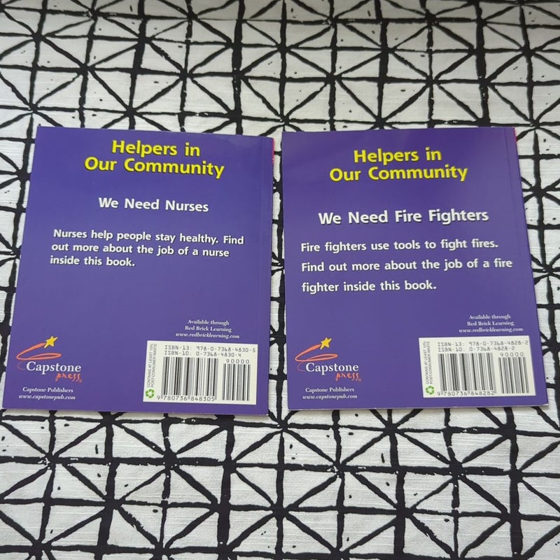 We Need... Community Helpers Series- Set of 6 Books Bundle