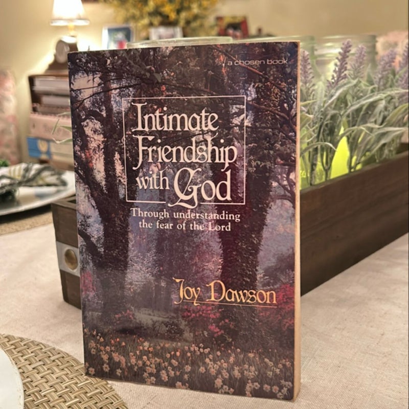 Intimate Friendship with God