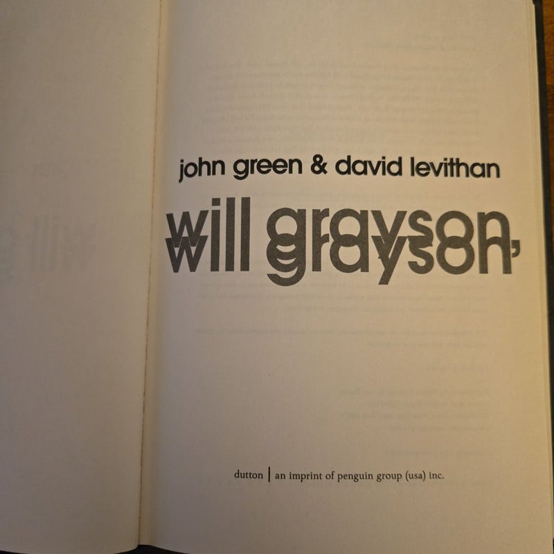 Will Grayson, Will Grayson