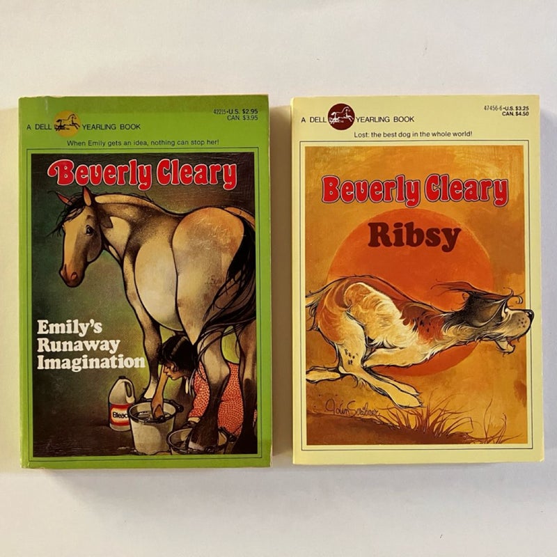 Emily's Runaway Imagination; Henry Huggins; Ribsy; Henry and Ribsy, Henry and Beezus