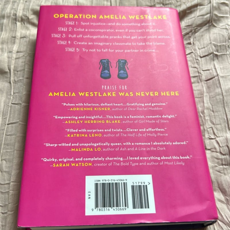 Amelia Westlake Was Never Here