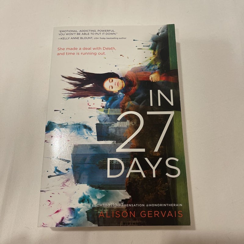 In 27 Days by Alison Gervais Paperback Pangobooks